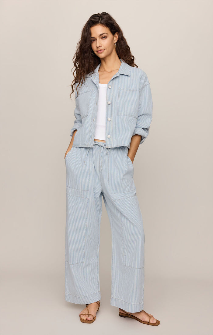 Erin Railroad Jacket - Seaboard Stripe by Z Supply