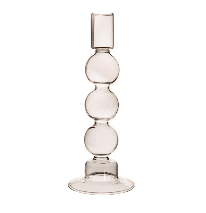 Exquisite glass candle holder