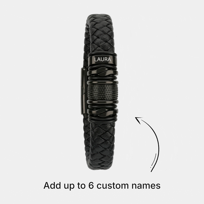Father's Day Gift Custom Name Bracelet — Your Loved Ones, Always With You