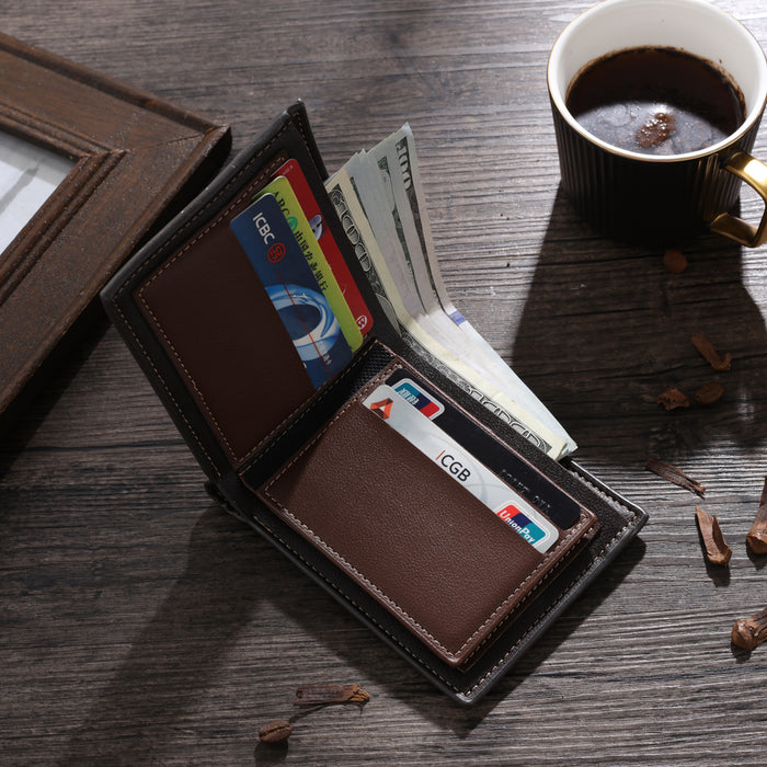 Father's Day Gift Men's Photo Custom Wallet Gray Personalized Gifts
