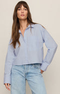 Favorite Button Up Top - Hamptons Blue by Z Supply