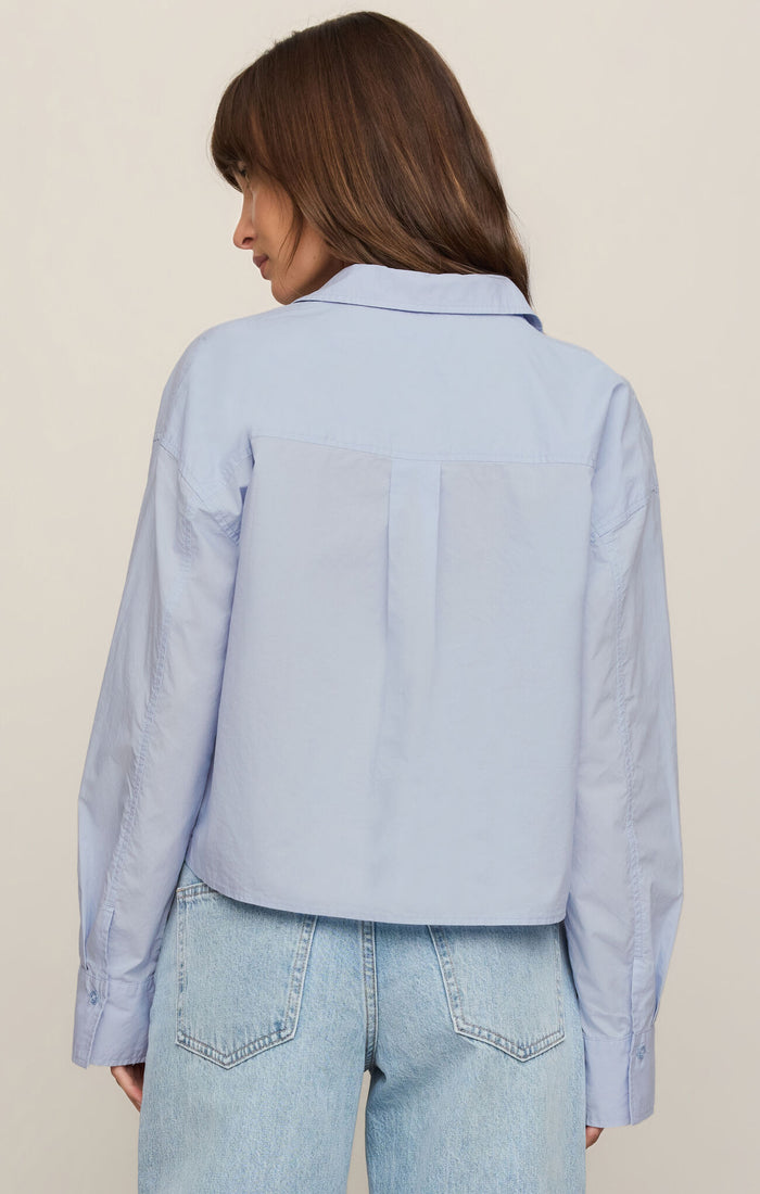 Favorite Button Up Top - Hamptons Blue by Z Supply