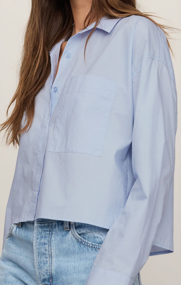 Favorite Button Up Top - Hamptons Blue by Z Supply