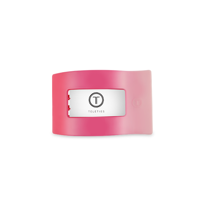 Flat Rectangle Hair Clip | Small | Kiss & Tell