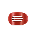 Flat Round Hair Clip | Small | Red Carpet Ready