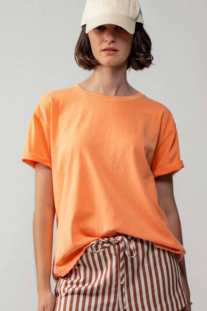 Forest Loose Fit Short Sleeve Cotton Casual Top