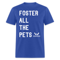 Foster All the Pets Classic T-Shirt - royal blue