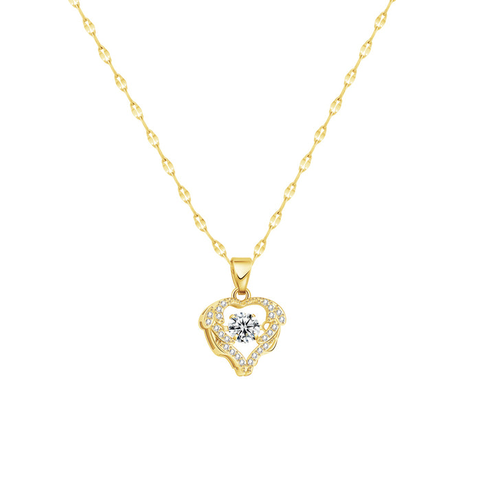 Golden Stamen Star-Blooming Necklace