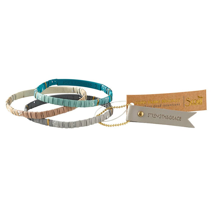 Good Karma Ombre Bracelet - Joy & Kindness Turquoise/Gold