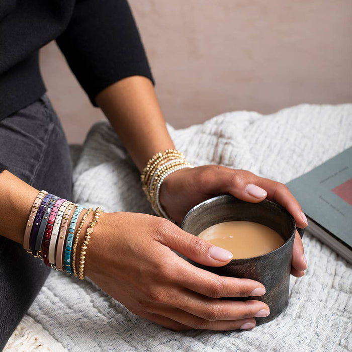 Good Karma Ombre Bracelet - Joy & Kindness Turquoise/Gold