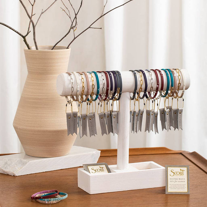 Good Karma Ombre Bracelet - Joy & Kindness Turquoise/Gold