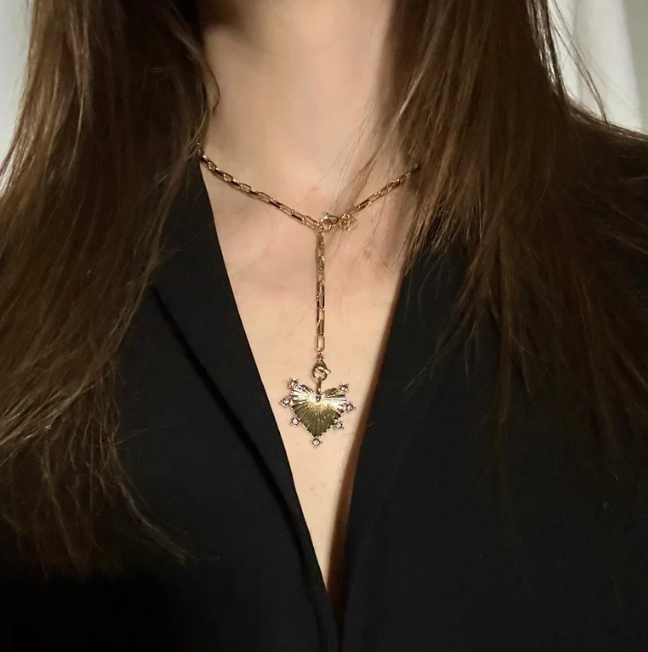 Grove Heart Charm by The Sis Kiss