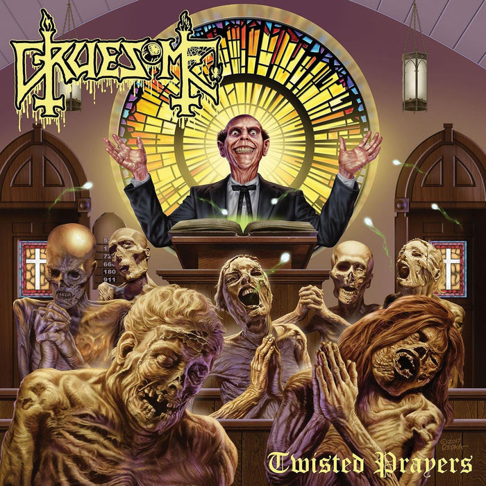 Buy – Gruesome "Twisted Prayers" 12" – Band & Music Merch – Cold Cuts Merch