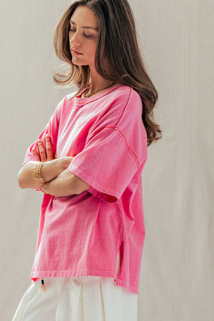 Hadley Mineral Wash Oversized Tee