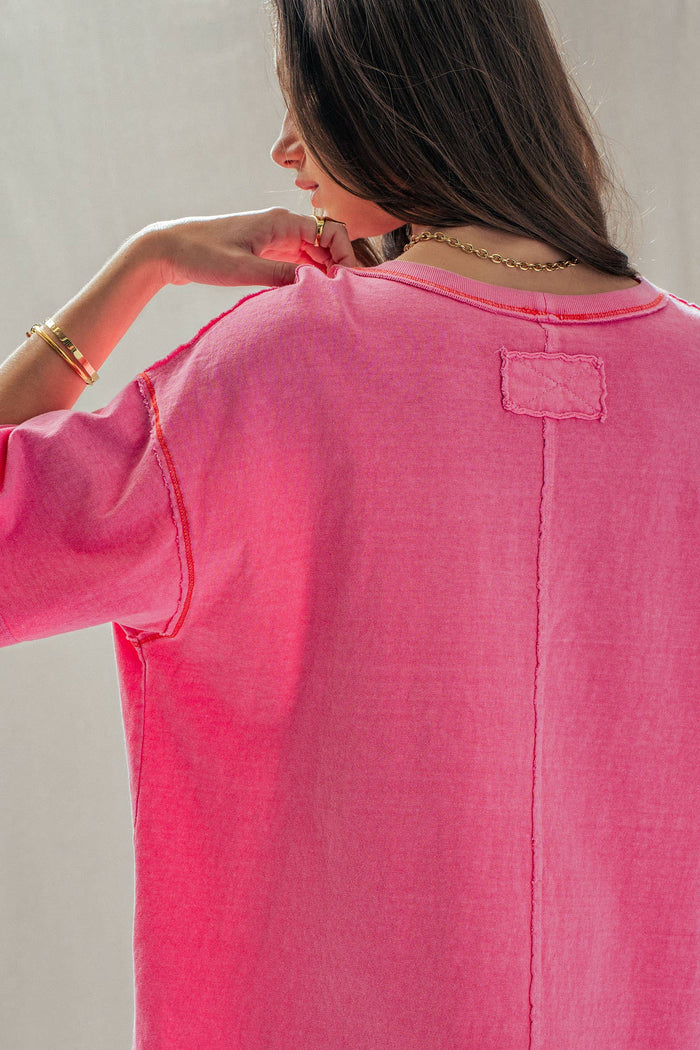 Hadley Mineral Wash Oversized Tee