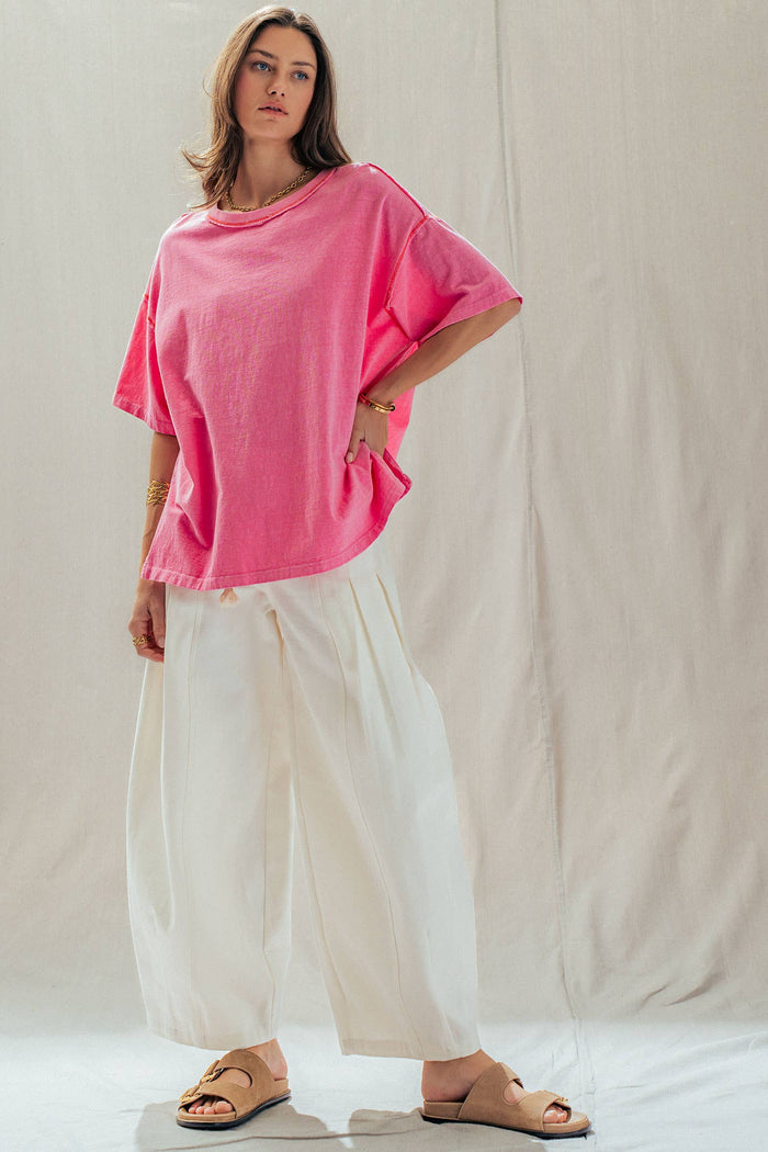 Hadley Mineral Wash Oversized Tee