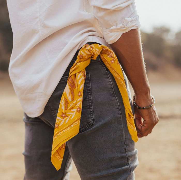 Hand-drawn bandanas