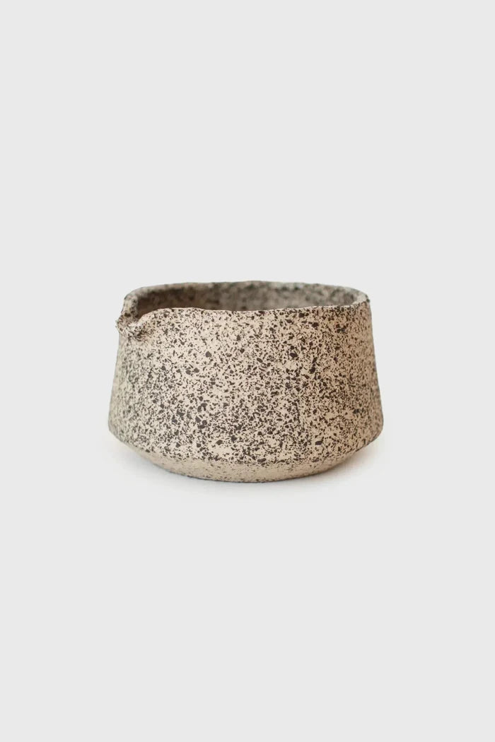 Handmade Stoneware Matcha Bowl - Oats Collection