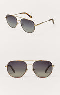Highway Tort Gold - Gradient Polarized Sunglasses by Z Supply