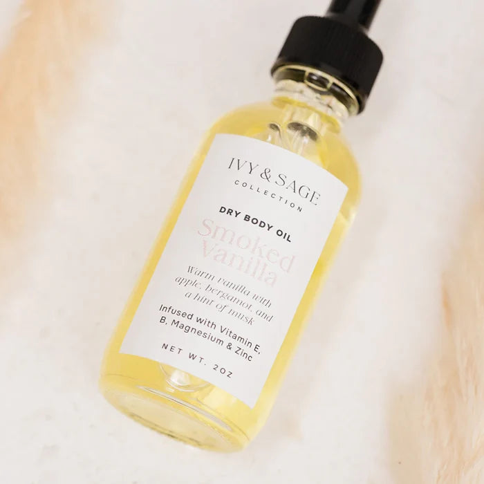 IVY & SAGE COLLECTION | Dry Body Oil – Smoked Vanilla
