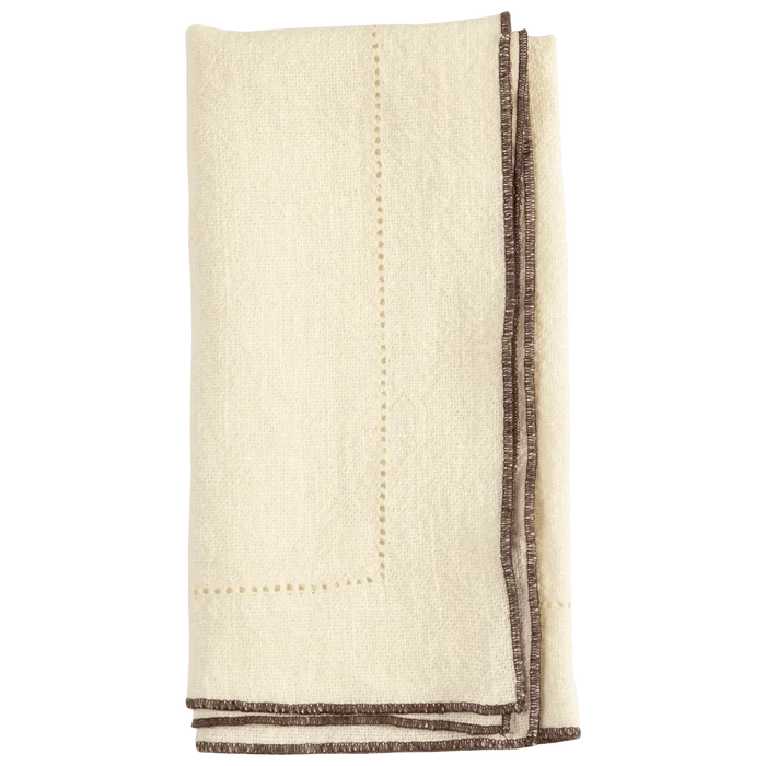 Jardin Handmade Linen Napkins, Set of 4 (3 Colors)