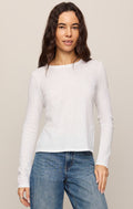 Junie L/S Tee - White