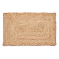 Jute Extra Natural Doormat- 100% Jute doormat featuring a plain woven design.