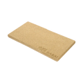 A beige Kasai Konro Heat Mat for Medium Long Grill laid flat on a surface.