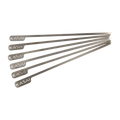 Set of Stainless steel skewers with "KASAI" branding on a white background.