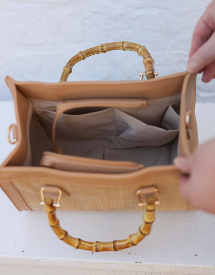 Kennedy Tote Natural-Mint