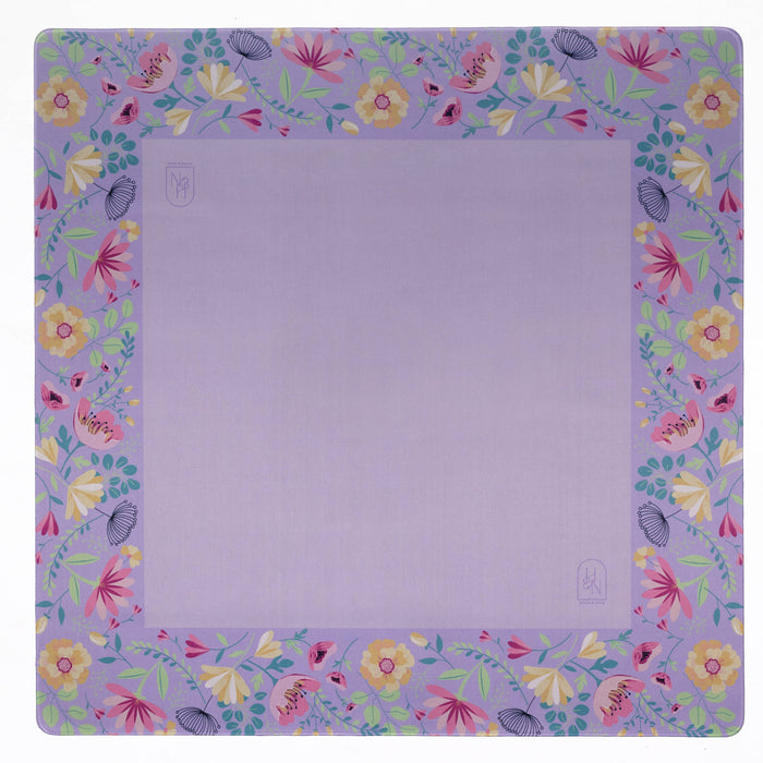 Lavender Floral Mahjong Mat