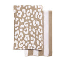 Leopard Knit Towel Set (various colors)