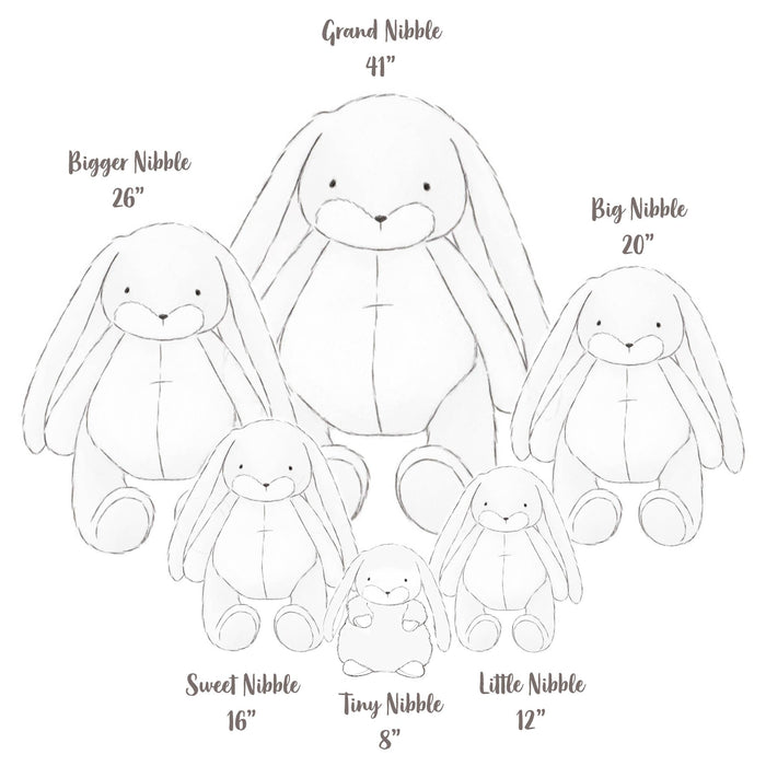 Little 12" Nibble Bunny - Cream