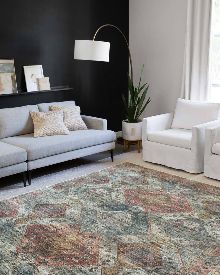 Loloi II Skye Rug | Apricot / Mist Loloi