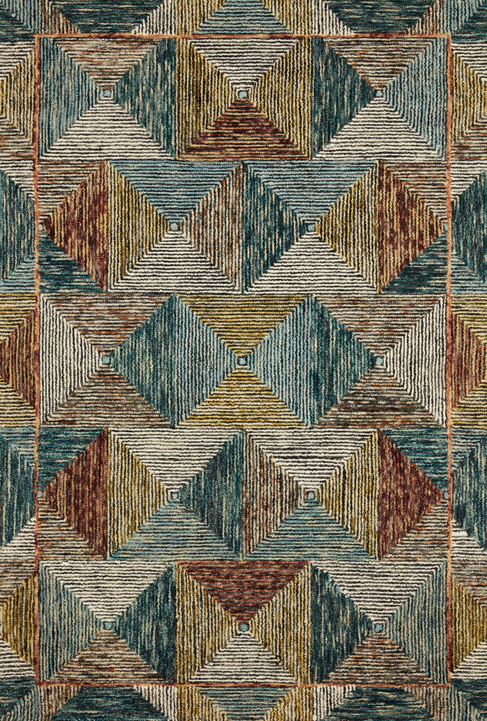 Loloi II Spectrum Rug | Lagoon / Spice Loloi