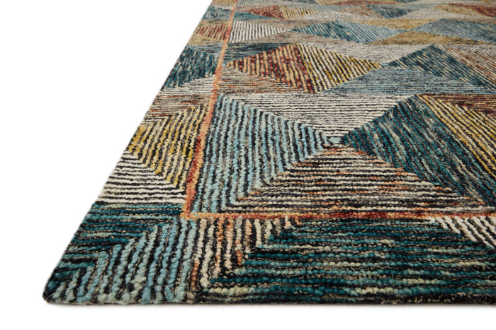 Loloi II Spectrum Rug | Lagoon / Spice Loloi