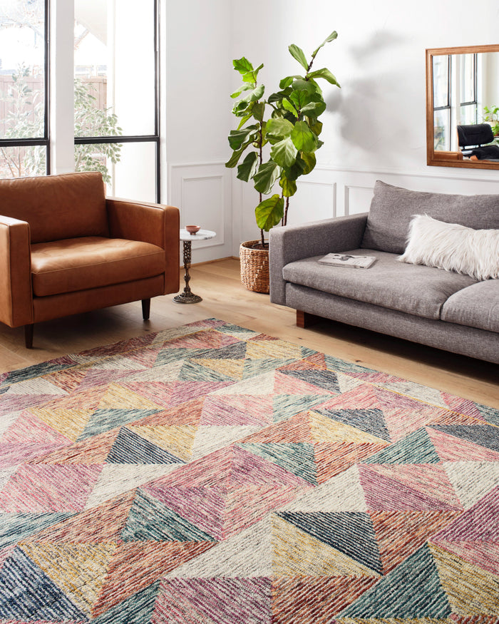 Loloi II Spectrum Rug | Silver / Fiesta Loloi