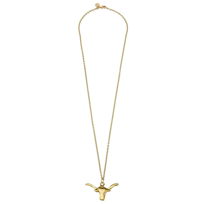 Long Longhorn Necklace by Susan Shaw