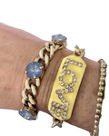 Love ID Bracelet Enamel by TOVA (multiple colors)