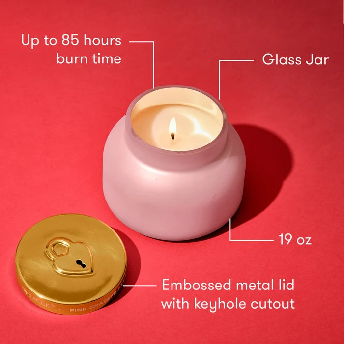 Love Lock Signature Candle 19oz, Pink Grapefruit & Prosecco by Capri Blue