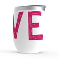 Love Pawprint Stemless Wine Tumblers