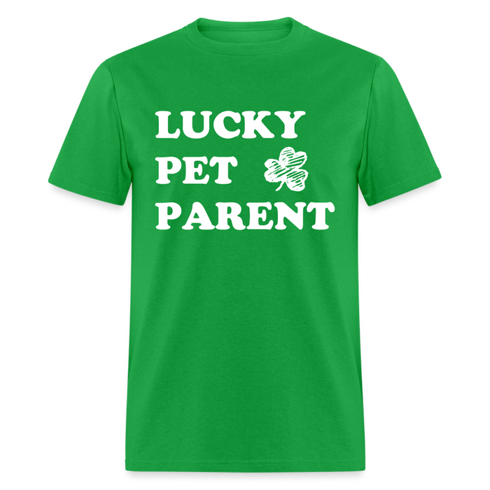 Lucky Pet Parent Classic T-Shirt - bright green