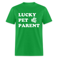 Lucky Pet Parent Classic T-Shirt - bright green