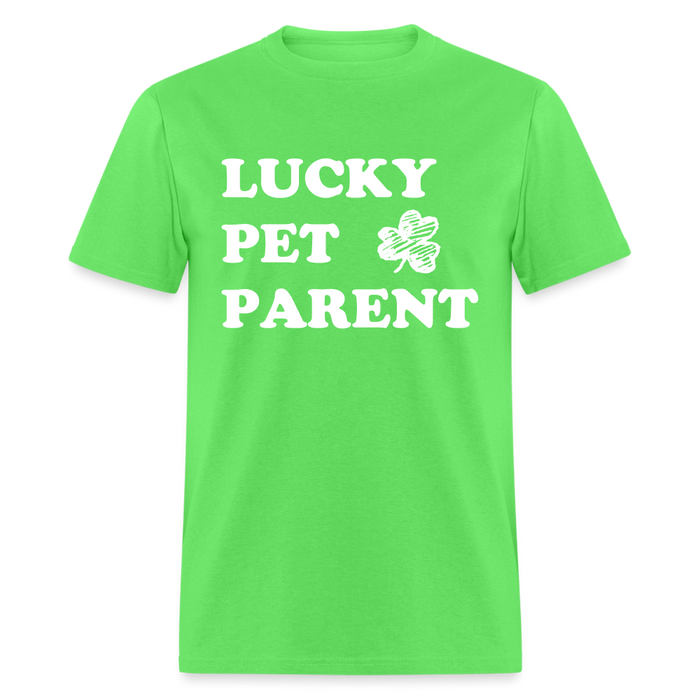 Lucky Pet Parent Classic T-Shirt - kiwi
