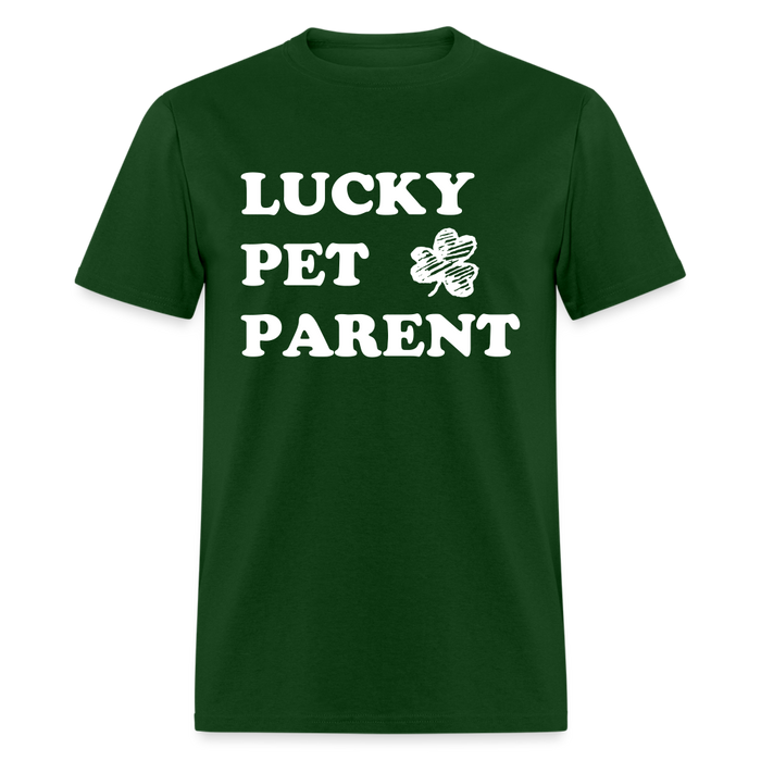 Lucky Pet Parent Classic T-Shirt - forest green