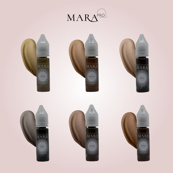 Mara Pro - Eyebrow Pigments Set