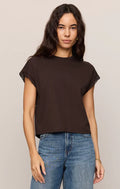 Marika Lace Trim Muscle Tee  by Z Supply