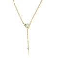 Melinda Maria Jaguar Bolo Lariat Necklace in Gold
