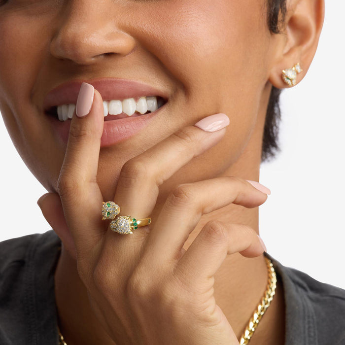 MELINDA MARIA | Jaguar Pavé Ring