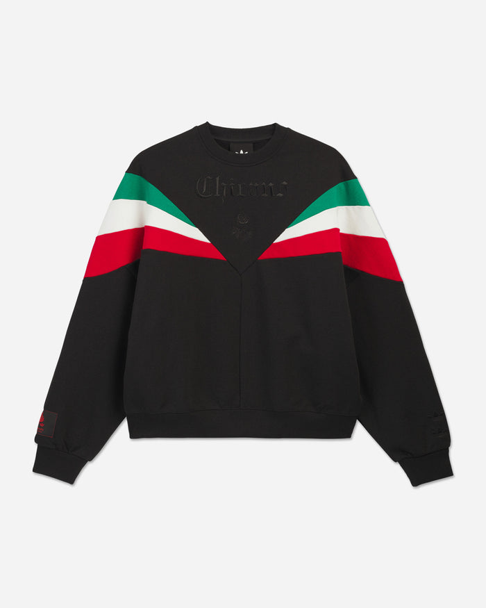 adidas Fleece Crewneck Black Sweatshirts Crewneck LC8126